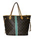 Neverfull Franja Verde, vista trasera